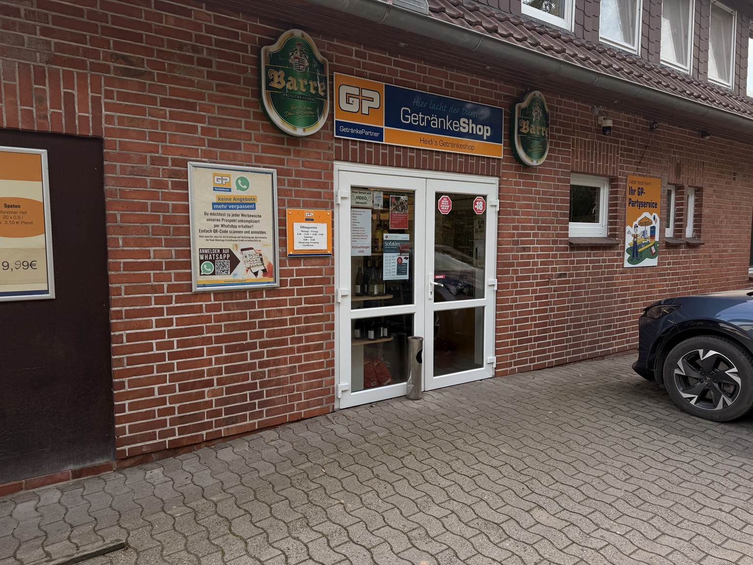 Außenansicht Heidi’s Getränkeshop